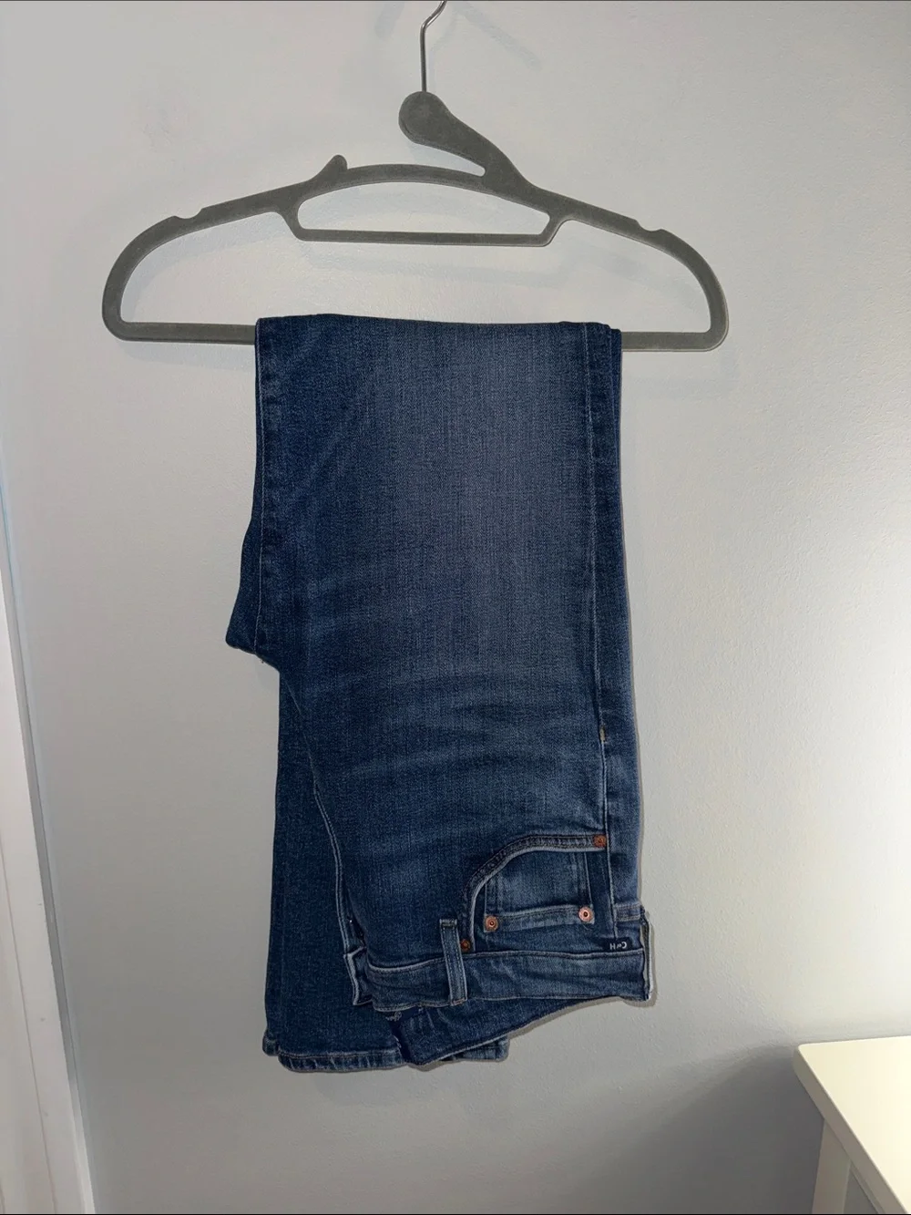 Citizens Of Humanity Dark Indigo Jeans with Red Accent